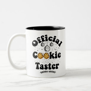 Tasse 2 Couleurs Tasteur de biscuits officiel Amoureux des biscuits