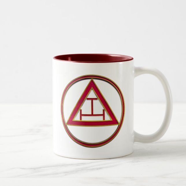 Tasse 2 Couleurs Tau royal de triple de voûte (Droit)