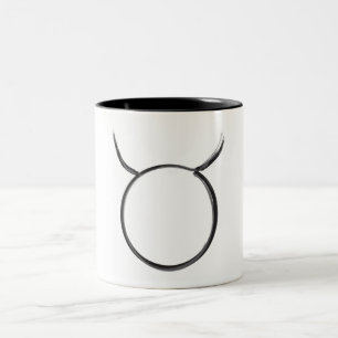 Tasse 2 Couleurs Taureau Le Taureau Signe du Zodiaque Astrologie Mi