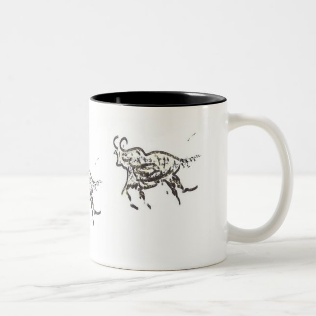 Tasse 2 Couleurs Taureaux courants (Droit)