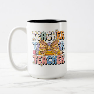 Tasse 2 Couleurs Taza de cafe Teacher 