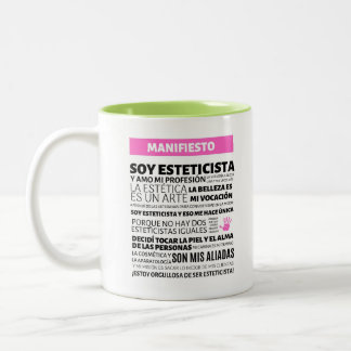 Tasse 2 Couleurs Taza Esteticista