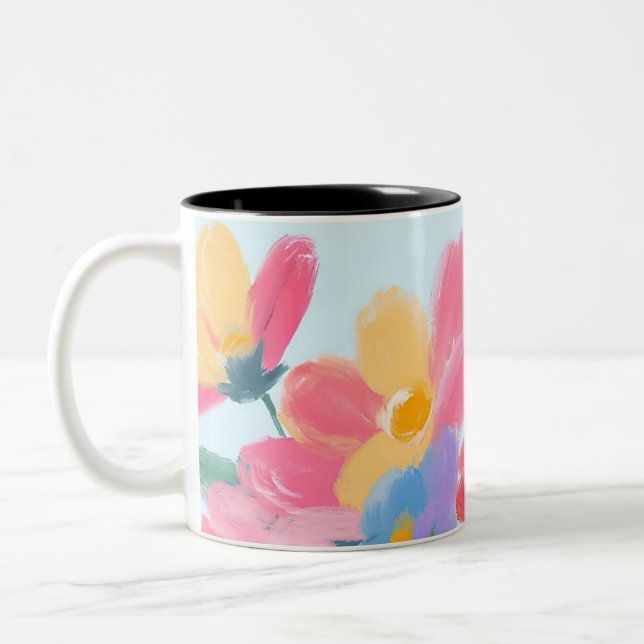 Tasse 2 Couleurs Taza floreada y chic (Gauche)