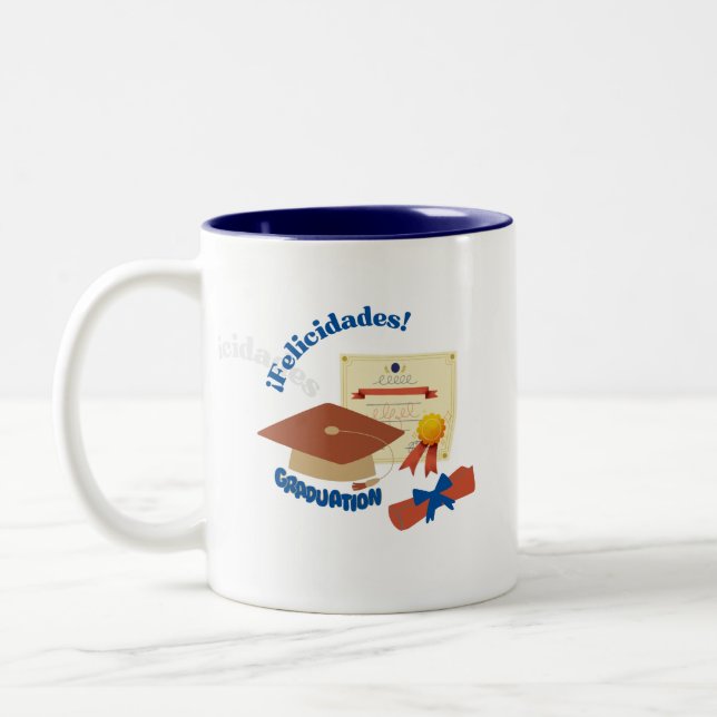 Tasse 2 Couleurs Taza Graduación El Recuerdo Perfecto de tu Logro (Gauche)