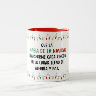 Tasse 2 Couleurs Taza navideña
