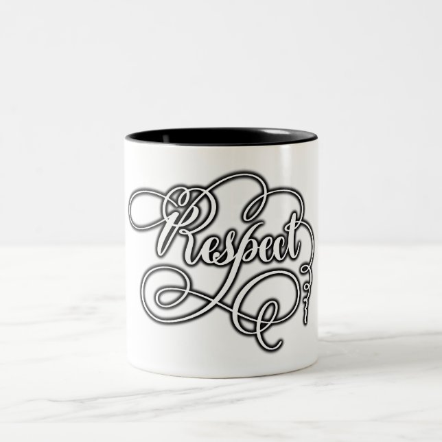 Tasse 2 Couleurs Taza respect  (Centre)