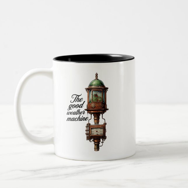 Tasse 2 Couleurs Taza "The Good Weather Machine" (Gauche)
