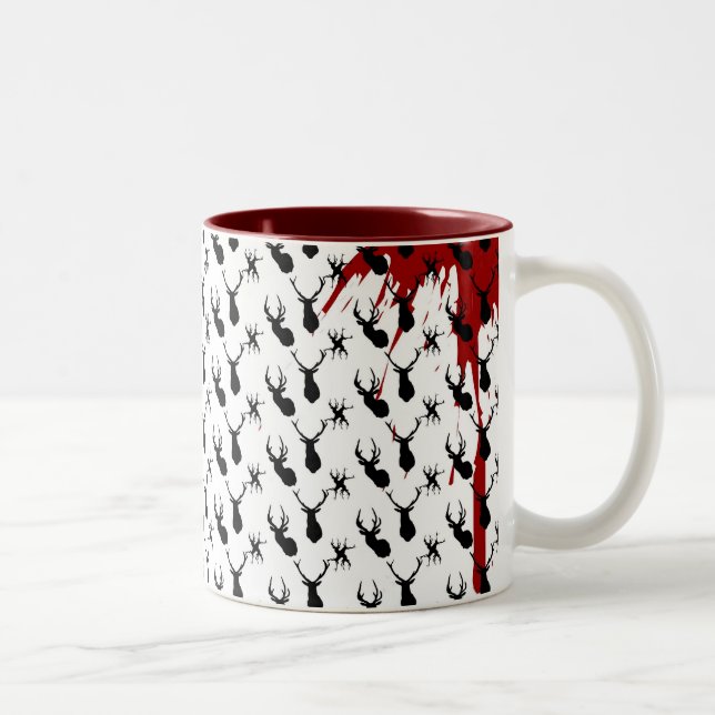 Tasse 2 Couleurs tazasangretaxidermia (Droit)