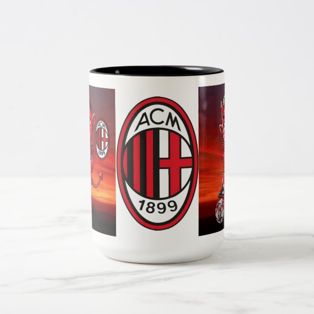 Tasse 2 Couleurs Tazza Milan calcio (Centre)