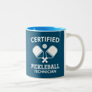 Tasse 2 Couleurs Technicien certifié en Pickleball