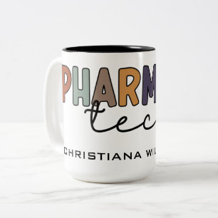 Tasse 2 Couleurs Technicien en pharmacie sur mesure