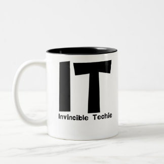 Tasse 2 Couleurs Technologies Informatiques Invincibles.