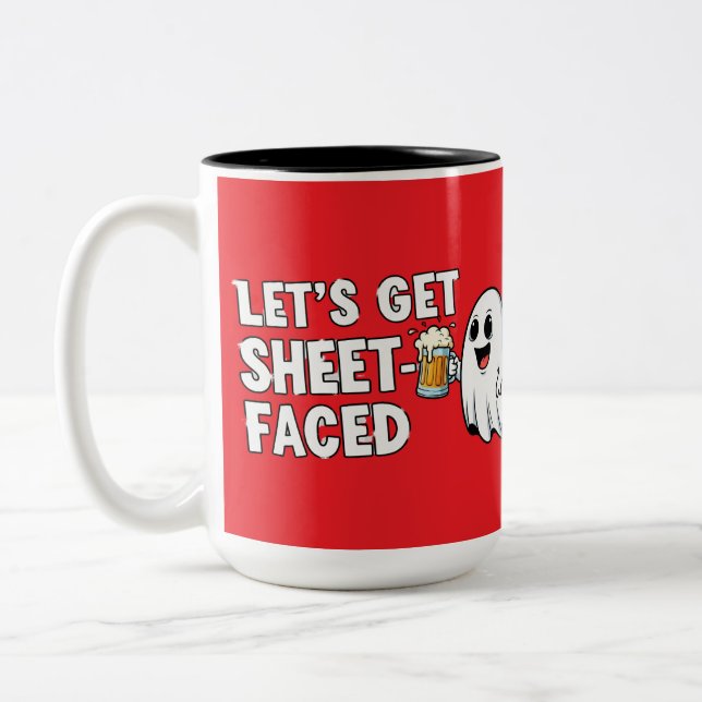 Tasse 2 Couleurs Tee face feuille (Gauche)