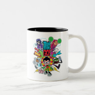 Tasse 2 Couleurs Teen Titans Go!   Team Arrow Graphic