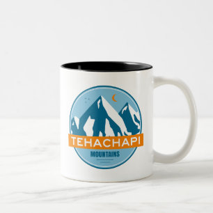 Tasse 2 Couleurs Tehachapi Mountains California Stars Moon