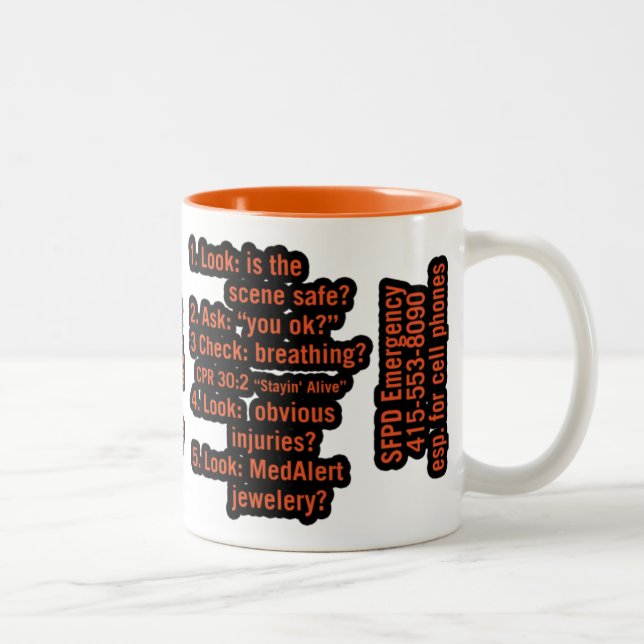 Tasse 2 Couleurs Tehs (Droit)