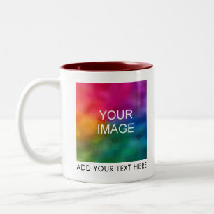 Tasse 2 Couleurs Téléchargez votre photo ou votre logo Moderne Mini