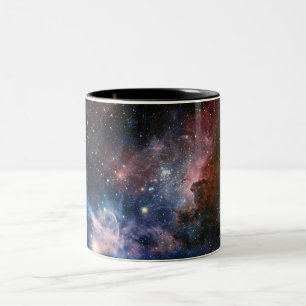 Tasse 2 Couleurs Télescope Nebula Hubble Carina Rouge et Bleu