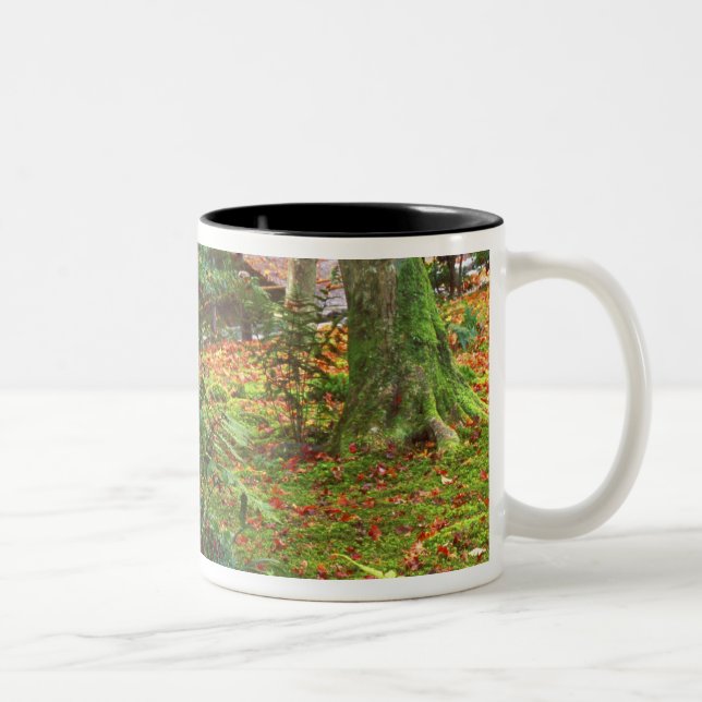 Tasse 2 Couleurs Temple Giohji, Arashiyama, Kyoto, Japon (Droit)