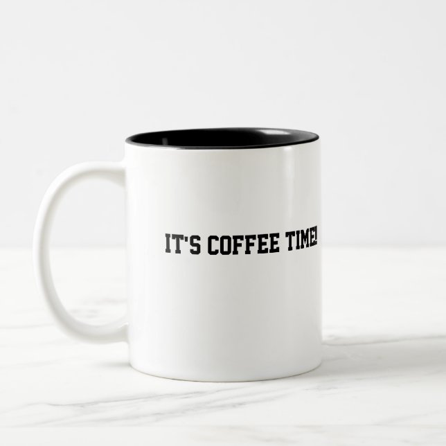 Tasse 2 Couleurs Temps de café (Gauche)