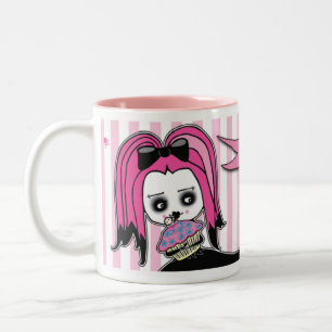 Tasse 2 Couleurs Temps mortel de petit gâteau de Cute™ Delilah