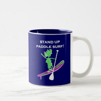 Tasse 2 Couleurs Tenez le surf de palette !