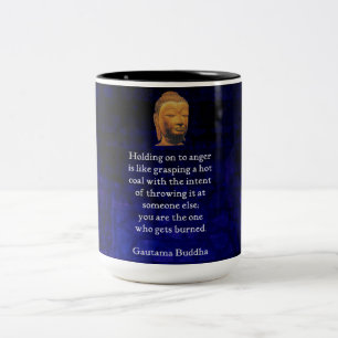 Tasse 2 Couleurs Tenir À La Colère Citation De Bouddha Inspirationn