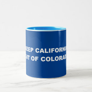 Tasse 2 Couleurs Tenir La Californie Hors Du Colorado