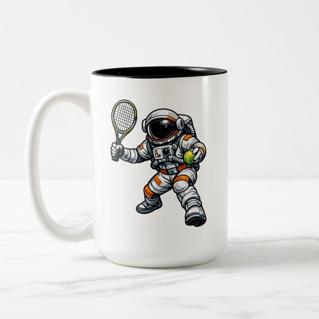 Tasse 2 Couleurs Tennis Astronaute (Gauche)