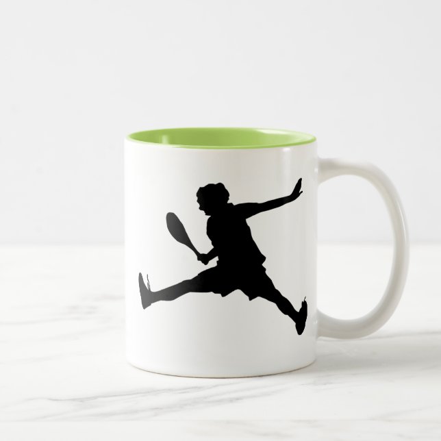 Tasse 2 Couleurs Tennis frais (Droit)