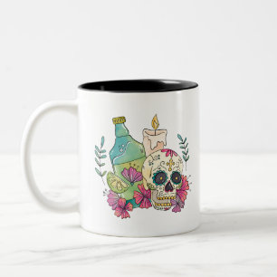 Tasse 2 Couleurs Tequila Sugar Skull