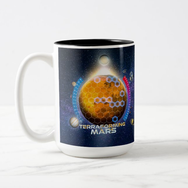 Tasse 2 Couleurs Terraformant la Musique Mars (Gauche)