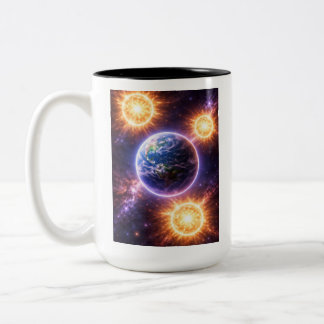 Tasse 2 Couleurs Terre avec trois soleils