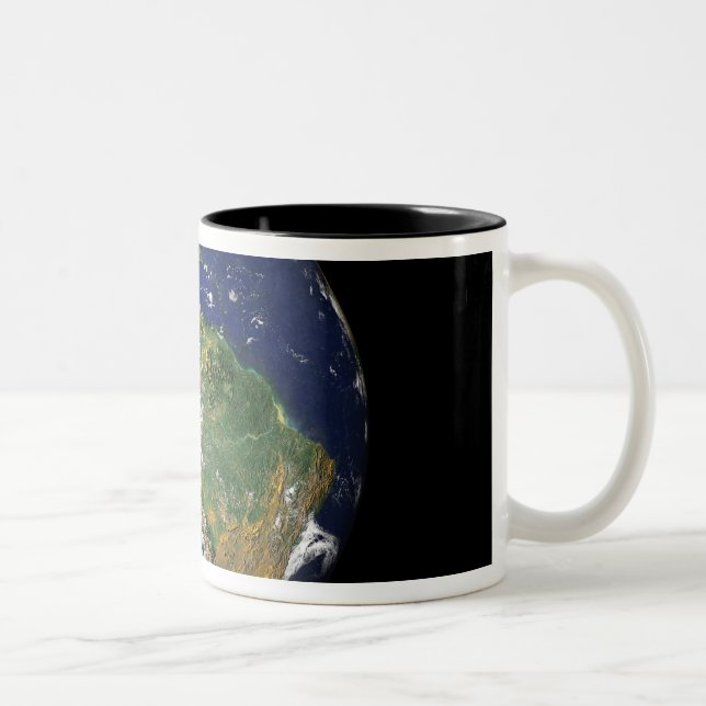 Tasse 2 Couleurs Terre entière montrant l'Amérique du Sud (Droit)
