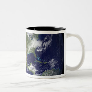 Tasse 2 Couleurs Terre montrant l'hémisphère occidental