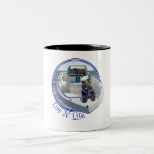 Tasse 2 Couleurs Terrier écossais sur le bateau