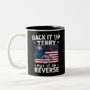 Tasse 2 Couleurs Terry Recule Mets-le En Marche Arrière Feux D'arti