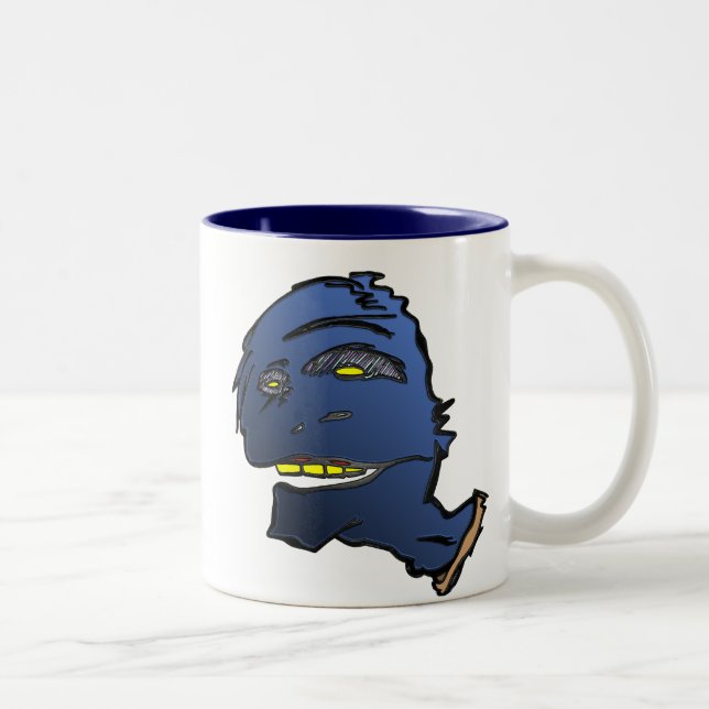 Tasse 2 Couleurs Tête bleue (Droit)