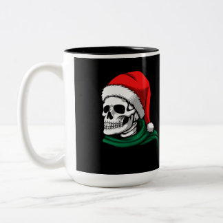 Tasse 2 Couleurs Tête de squelette avec Casquette de rangement sur