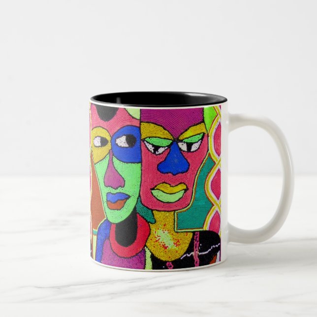 Tasse 2 Couleurs Têtes 2, têtes 2 (Droit)