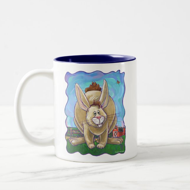 Tasse 2 Couleurs Têtes de lapin mignonnes et Queues (Gauche)