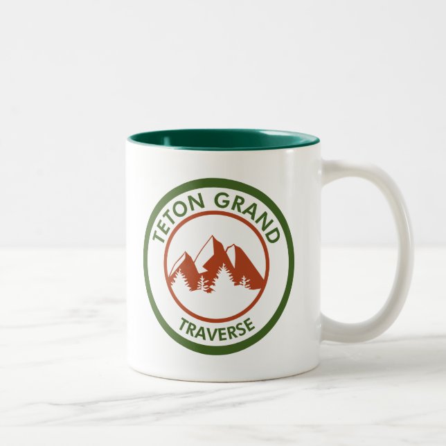 Tasse 2 Couleurs Teton Grand Traverse (Droit)