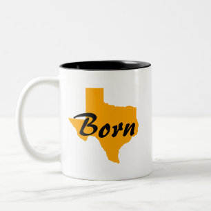 Tasse 2 Couleurs Texas Born, Californie