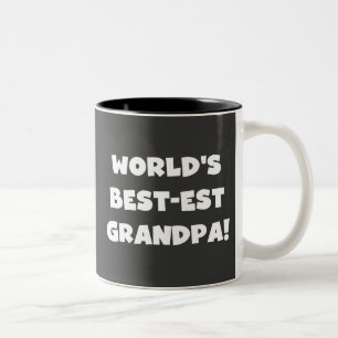 Tasse 2 Couleurs Texte noir ou blanc de grand-papa du Meilleur-est
