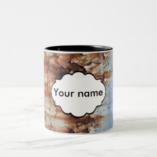 Tasse 2 Couleurs Texture de peinture d'épluchage