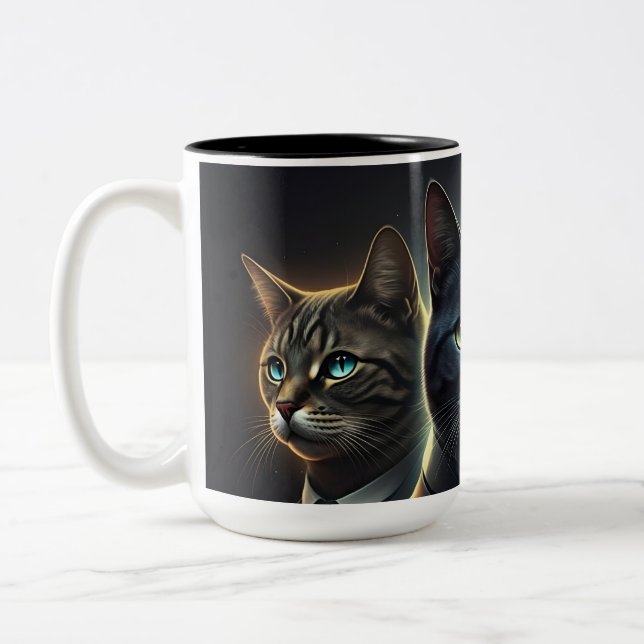 TASSE 2 COULEURS THE CAT (Gauche)