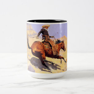 Tasse 2 Couleurs The Cowboy (par Frederic Remington)