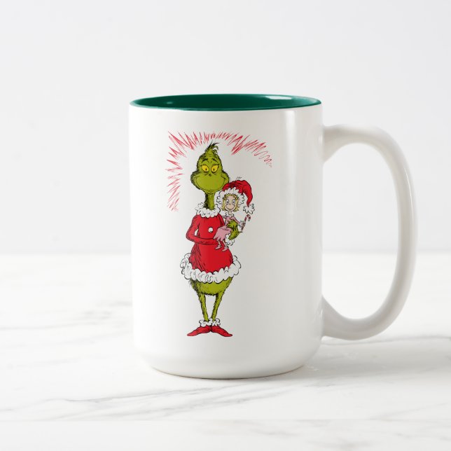 Tasse 2 Couleurs The Grinch Holds Cindy Lou Who (Droit)