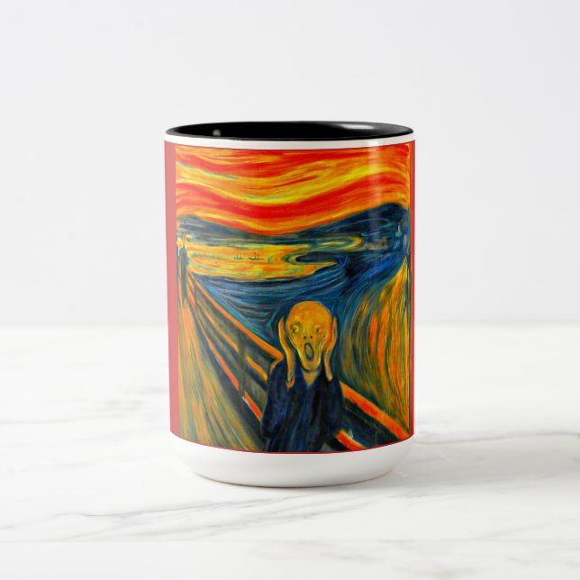 Tasse 2 Couleurs The Scream, FIne Art by Munch, (Centre)