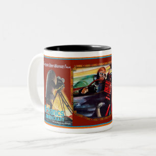 Tasse 2 Couleurs THÈME DES MAGAZINES vintages